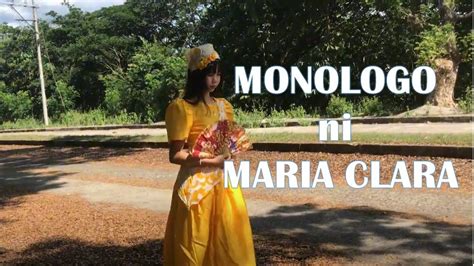 monologo ni maria clara|Noli Me Tangere .